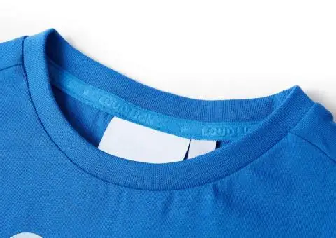 Tricou pentru copii, albastru, 128 - 3/5