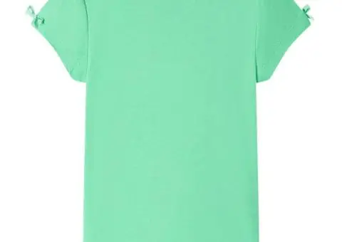 Tricou pentru copii, verde deschis, 116 - 2/5