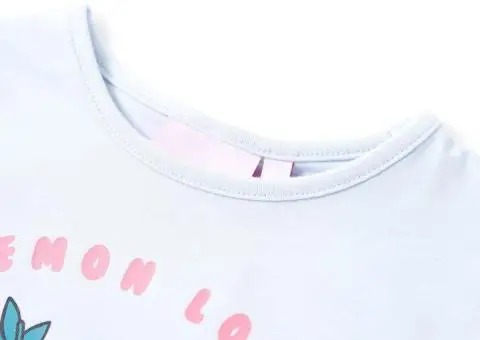 Tricou pentru copii, albastru deschis, 116 - 3/5