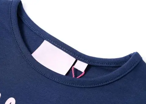 Tricou pentru copii, bleumarin, 140 - 3/5