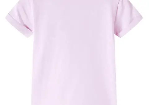 Tricou pentru copii, roz pal, 140 - 2/5