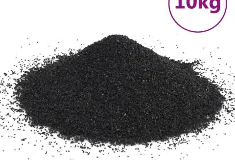 Nisip de acvariu, 10 kg, negru, 0,2-2 mm - 2/5