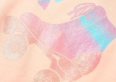 Tricou pentru copii portocaliu deschis, 104 - 4/5