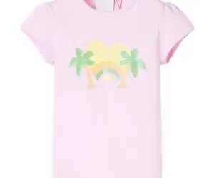 Tricou pentru copii, roz deschis, 128