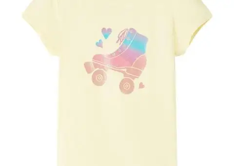 Tricou pentru copii, galben pal, 92 - 1/5