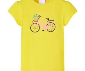 Tricou pentru copii, galben, 128