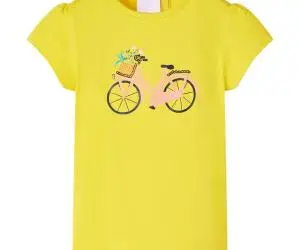 Tricou pentru copii, galben, 104