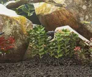 vidaXL Roci vulcanice, 10 kg, negru, 1-2 cm