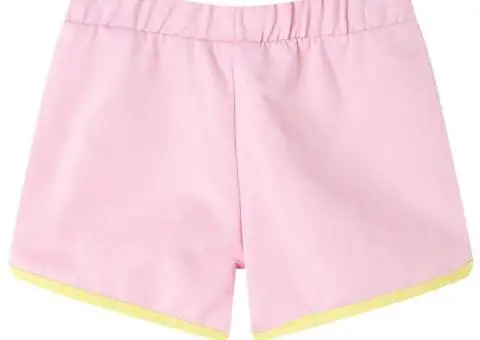 Pantaloni scurți pentru copii cu ornamente, roz aprins, 116 - 2/5