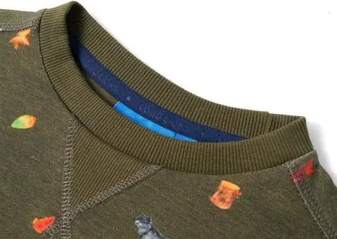 Bluzon pentru copii, kaki, 116 - 3/5