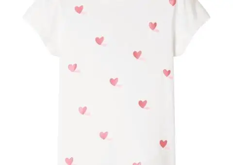 Tricou pentru copii, ecru, 104 - 1/5