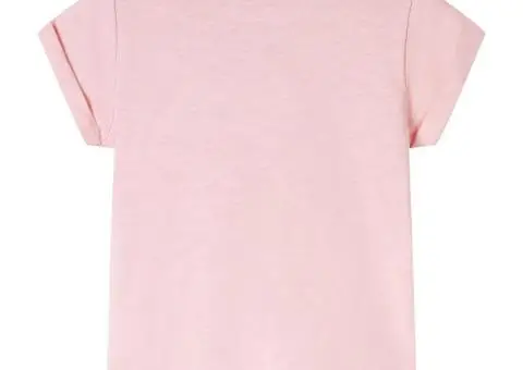 Tricou pentru copii, roz deschis, 128 - 2/5