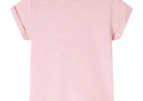 Tricou pentru copii, roz deschis, 104 - 2/5