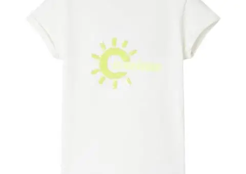 Tricou pentru copii, ecru, 140 - 1/5