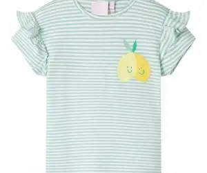 Tricou pentru copii, verde mentă, 92