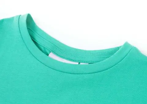 Tricou pentru copii, verde mentă, 140 - 3/5