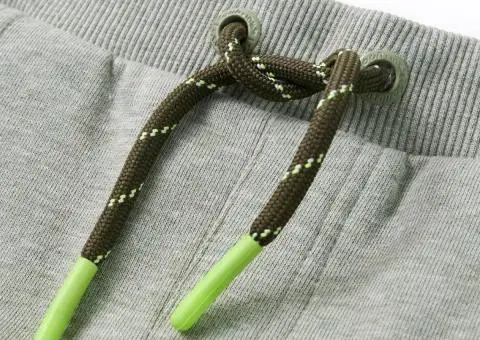 Pantaloni de trening pentru copii, kaki deschis, 92 - 4/5