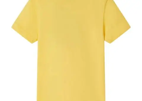 Tricou pentru copii cu mâneci scurte, ocru deschis, 140 - 2/5