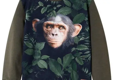 Bluzon pentru copii, kaki, 140 - 1/5