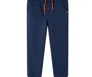 Pantaloni de trening pentru copii, bleumarin melanj, 104