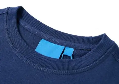 Bluzon pentru copii, bleumarin, 128 - 3/5