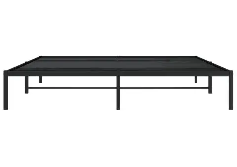 Cadru pat metalic, negru, 180x200 cm - 5/5