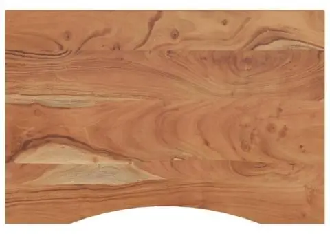 Blat de birou 80x60x2,5 cm dreptunghiular lemn masiv de acacia - 2/5