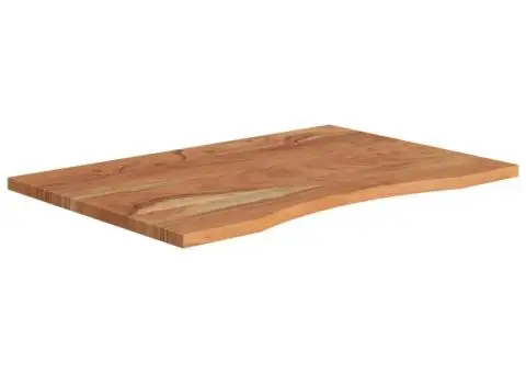 Blat de birou 80x60x2,5 cm dreptunghiular lemn masiv de acacia - 3/5