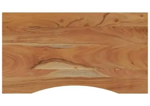 Blat de birou 80x50x2,5 cm dreptunghiular lemn masiv de acacia - 2/5