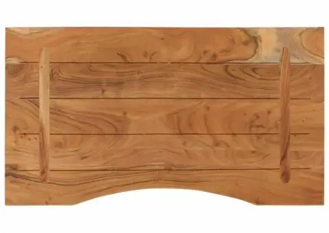 Blat de birou 80x50x2,5 cm dreptunghiular lemn masiv de acacia - 5/5