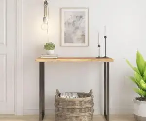 vidaXL Blat masă 90x40x2,5 cm dreptunghiular lemn acacia margine vie