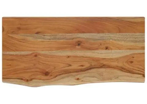 Raft perete 40x20x3,8 cm dreptunghiular lemn acacia margine vie - 2/5