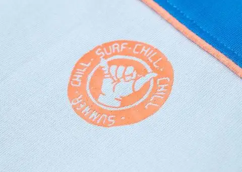 Bluzon pentru copii, albastru aprins și albastru deschis, 104 - 4/5