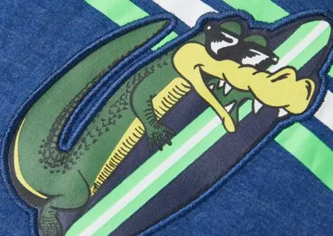 Tricou pentru copii, albastru închis melanj, 128 - 4/5