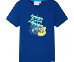 Tricou pentru copii, albastru închis, 116