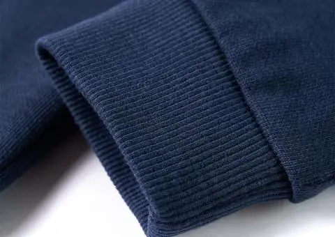 Hanorac pentru copii cu glugă, bleumarin melanj și portocaliu, 116 - 5/5