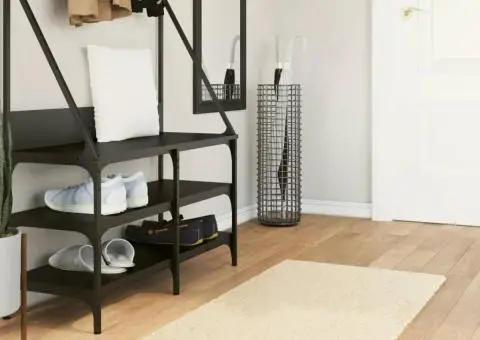 Covor HUARTE, fir scurt, moale și lavabil, crem, 60x110 cm - 1/5