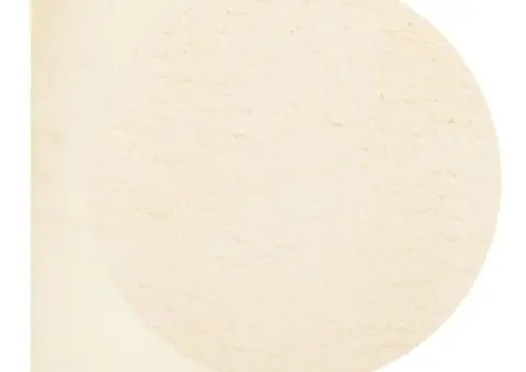 Covor HUARTE, fir scurt, moale și lavabil, crem, 60x110 cm - 3/5