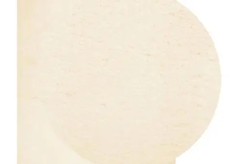 Covor HUARTE, fir scurt, moale și lavabil, crem, 140x200 cm - 3/5