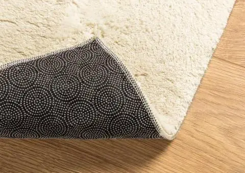 Covor HUARTE, fir scurt, moale și lavabil, crem, 140x200 cm - 5/5