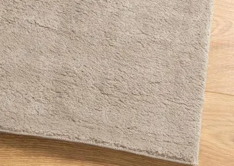 Covor HUARTE, fir scurt, moale și lavabil, nisipiu, 140x200 cm - 4/5