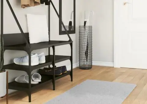 Covor HUARTE, fir scurt, moale și lavabil, gri, 60x110 cm - 1/5