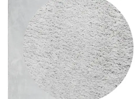 Covor HUARTE, fir scurt, moale și lavabil, gri, 60x110 cm - 3/5