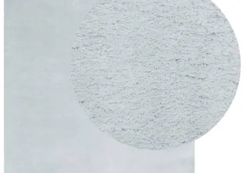 Covor HUARTE, fir scurt, moale și lavabil, albastru, 200x200 cm - 3/5