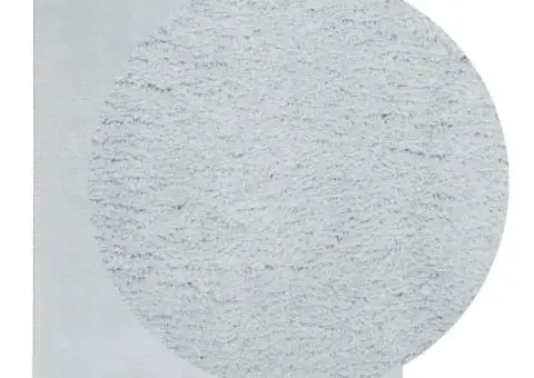 Covor HUARTE, fir scurt, moale și lavabil, albastru, 240x340 cm - 3/5