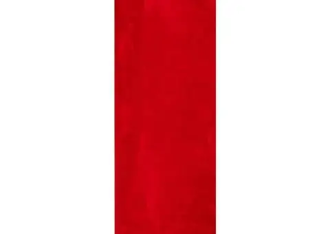 Covor HUARTE, fir scurt, moale și lavabil, roșu, 80x250 cm - 2/5