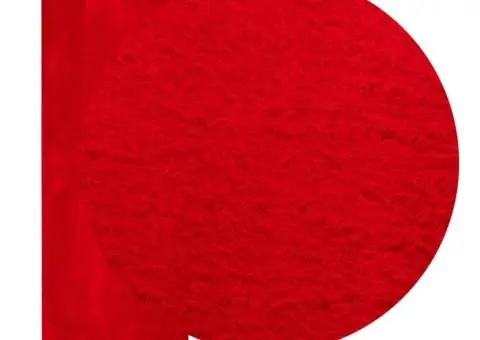 Covor HUARTE, fir scurt, moale și lavabil, roșu, 80x250 cm - 3/5