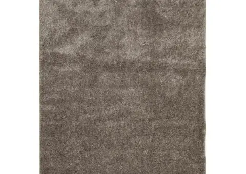 Covor ISTAN, cu fire înalte, aspect lucios, gri, 160x230 cm - 2/5