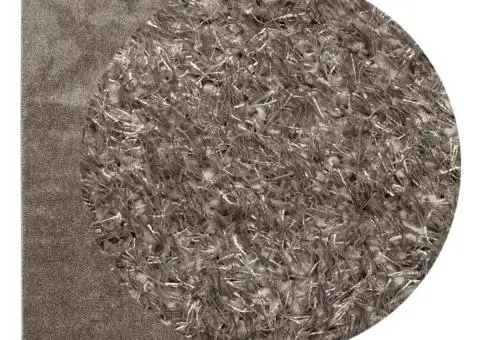 Covor ISTAN, cu fire înalte, aspect lucios, gri, 160x230 cm - 3/5