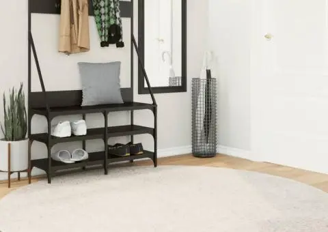 Covor ISTAN, cu fire înalte, aspect lucios, crem, Ø 200 cm - 1/5